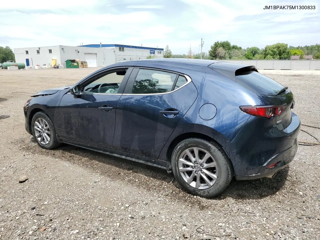 2021 Mazda 3 Select VIN: JM1BPAK75M1300833 Lot: 62755835