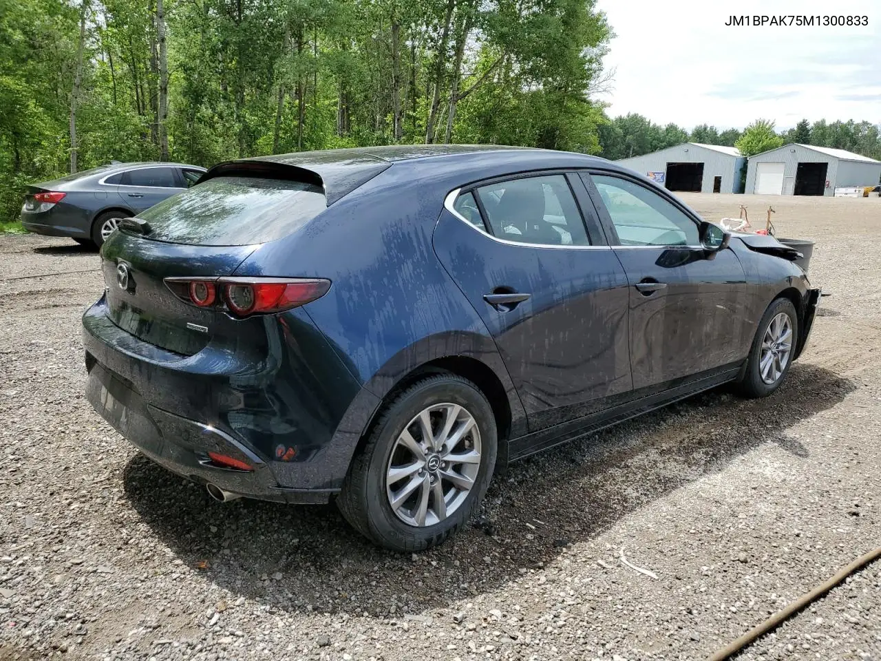 2021 Mazda 3 Select VIN: JM1BPAK75M1300833 Lot: 62755835