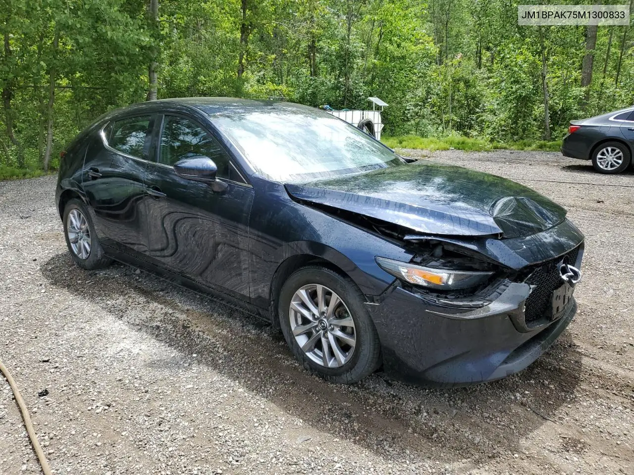 2021 Mazda 3 Select VIN: JM1BPAK75M1300833 Lot: 62755835