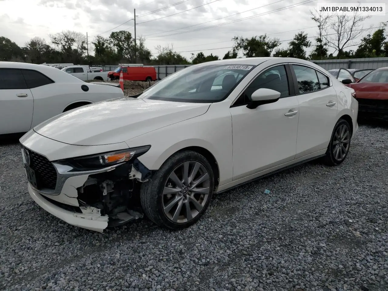 2021 Mazda 3 Select VIN: JM1BPABL9M1334013 Lot: 62838715