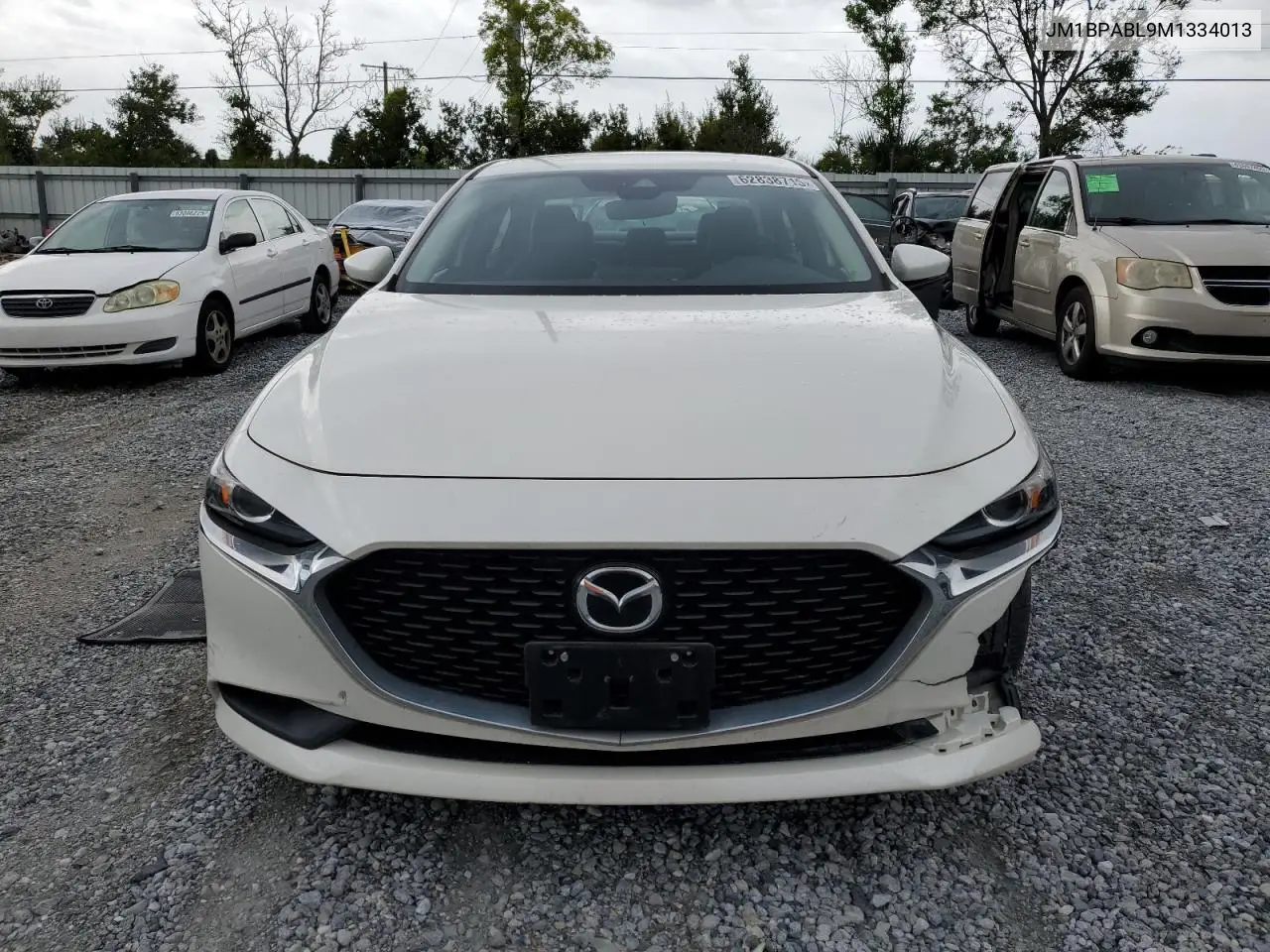 2021 Mazda 3 Select VIN: JM1BPABL9M1334013 Lot: 62838715