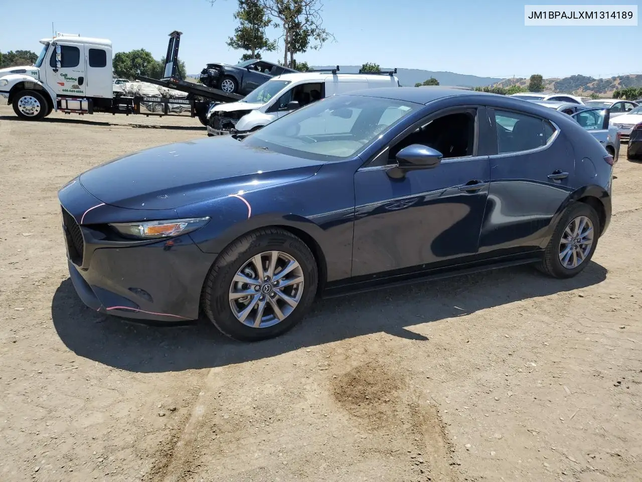2021 Mazda 3 VIN: JM1BPAJLXM1314189 Lot: 62894725