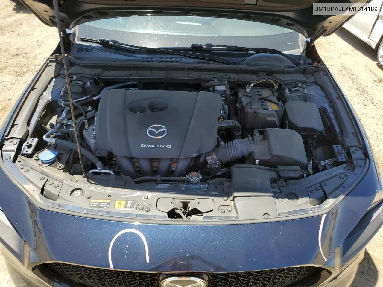 2021 Mazda 3 VIN: JM1BPAJLXM1314189 Lot: 62894725