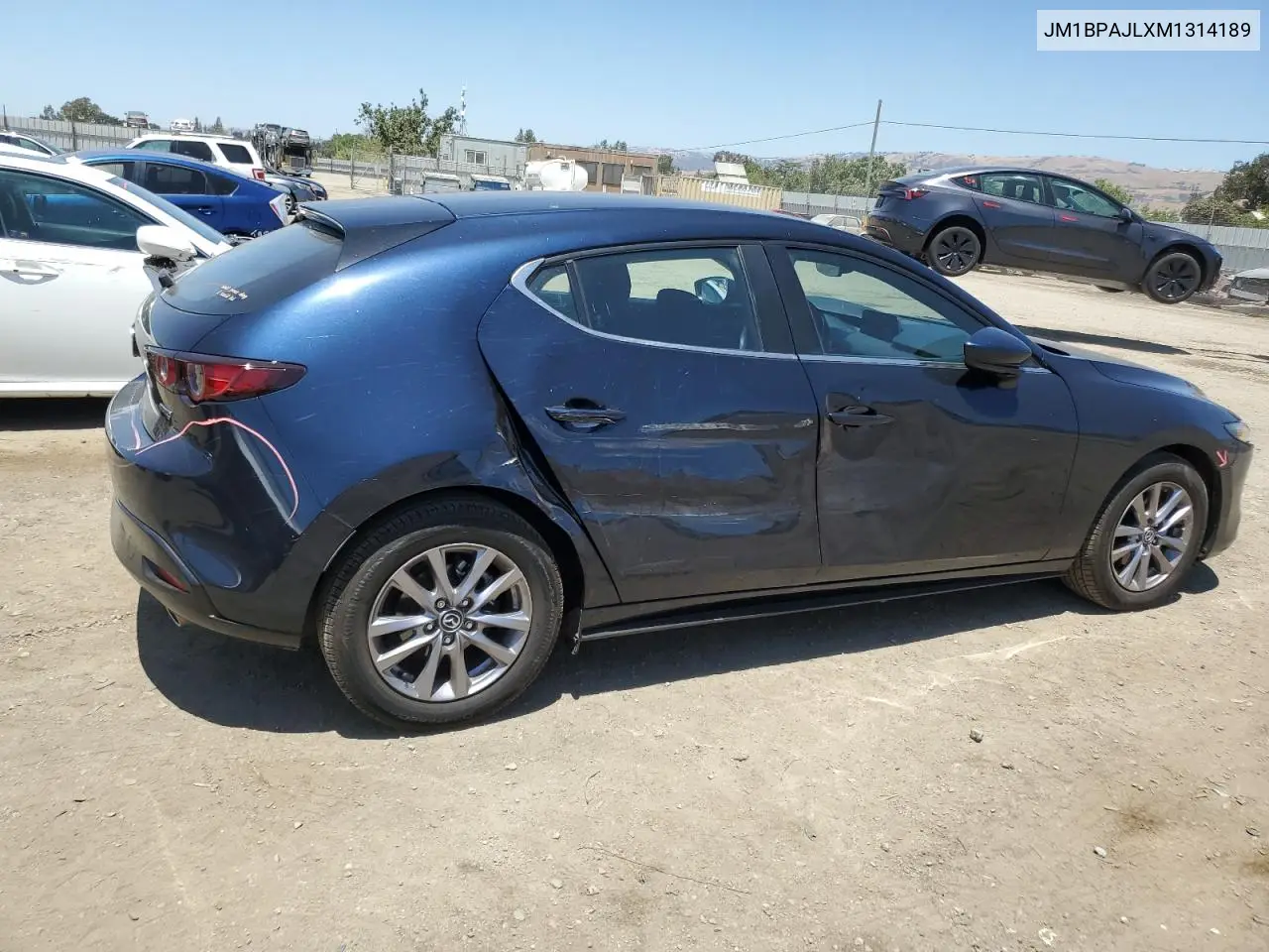 2021 Mazda 3 VIN: JM1BPAJLXM1314189 Lot: 62894725