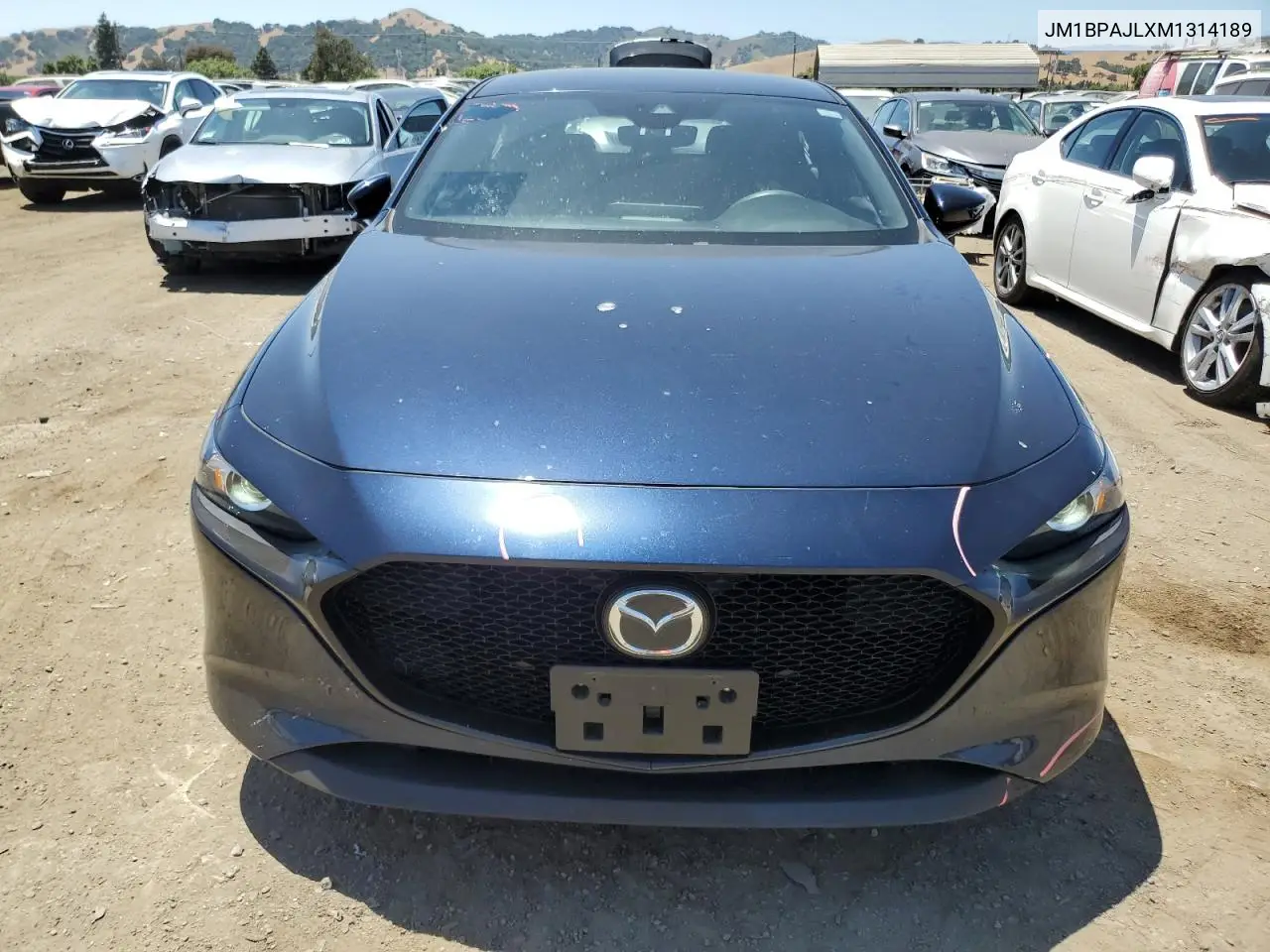 2021 Mazda 3 VIN: JM1BPAJLXM1314189 Lot: 62894725