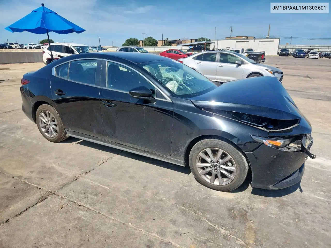 2021 Mazda 3 VIN: JM1BPAAL1M1303601 Lot: 63101125