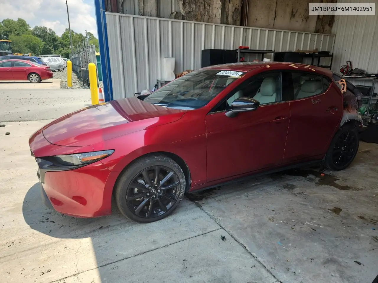 2021 Mazda 3 VIN: JM1BPBJY6M1402951 Lot: 63488765