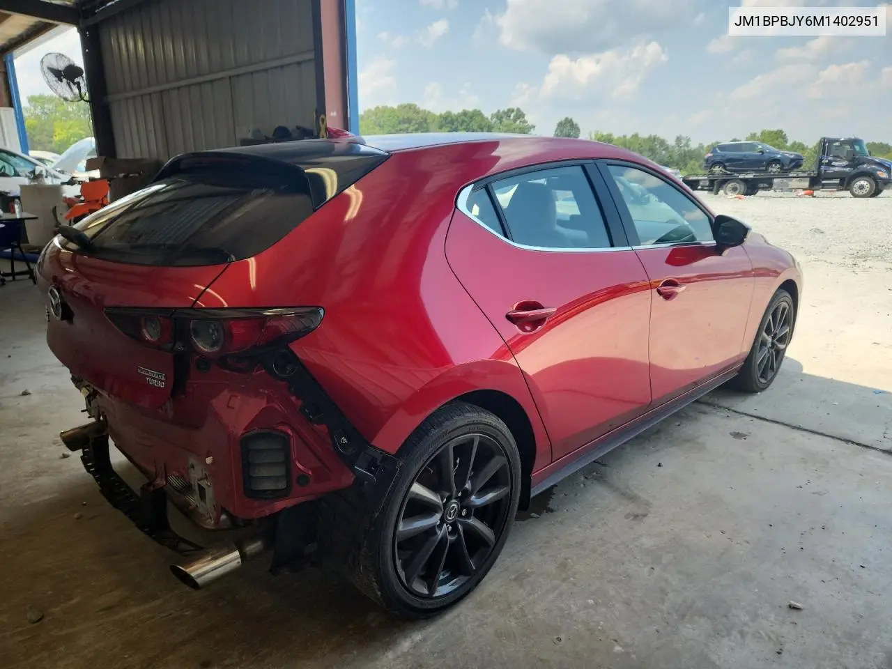 2021 Mazda 3 VIN: JM1BPBJY6M1402951 Lot: 63488765