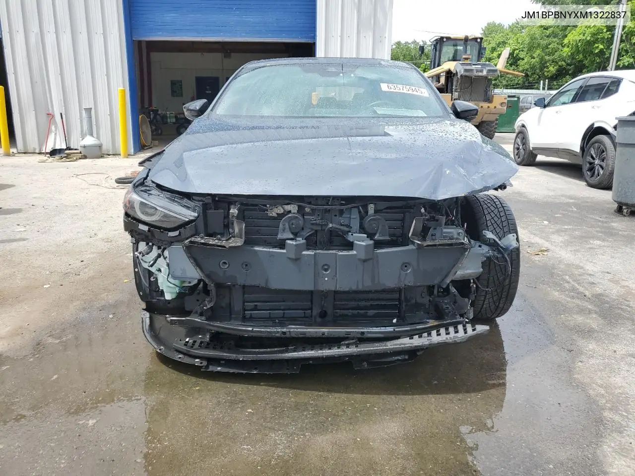 2021 Mazda 3 Premium Plus VIN: JM1BPBNYXM1322837 Lot: 63575945
