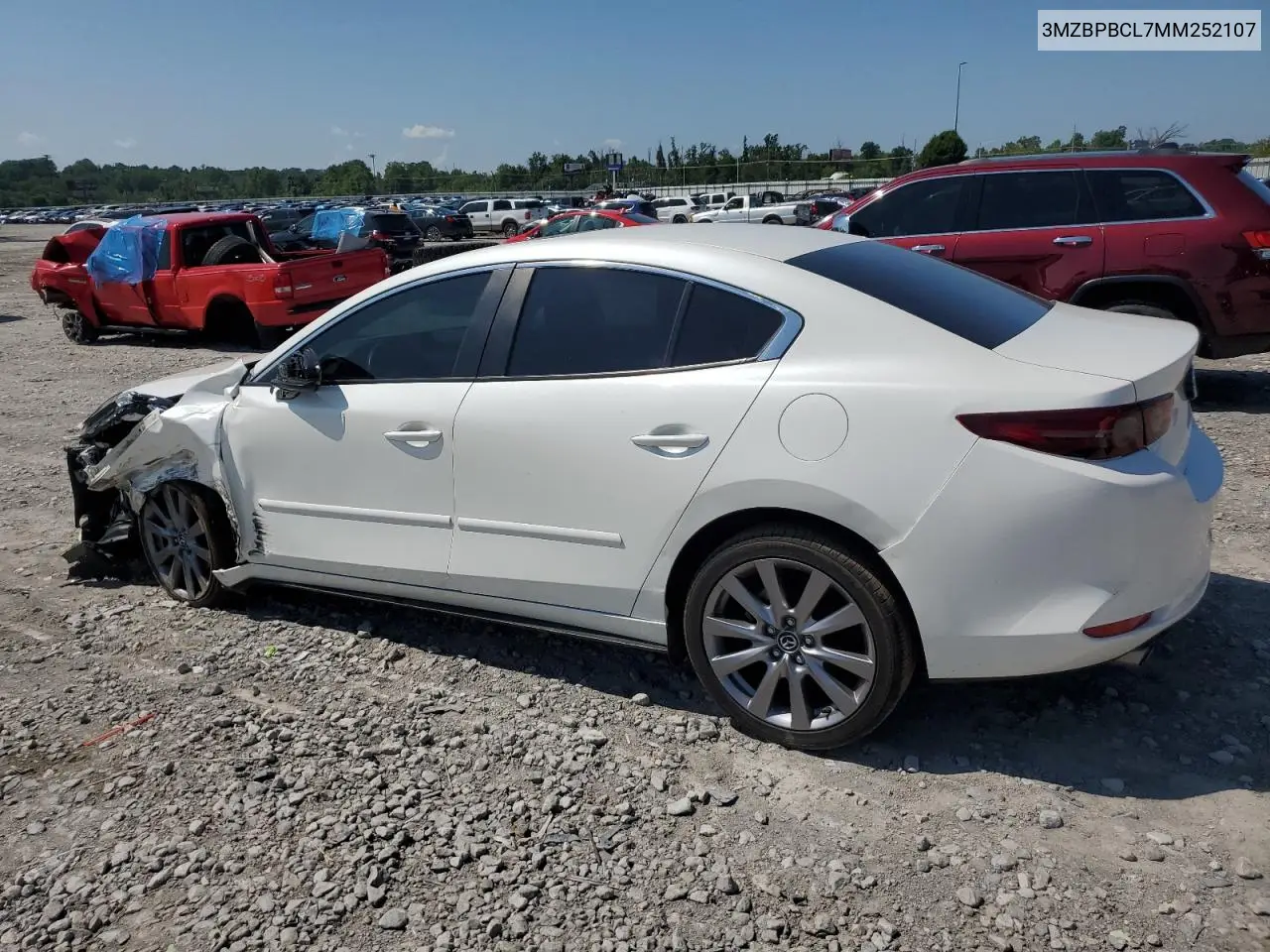 2021 Mazda 3 Preferred VIN: 3MZBPBCL7MM252107 Lot: 63917295