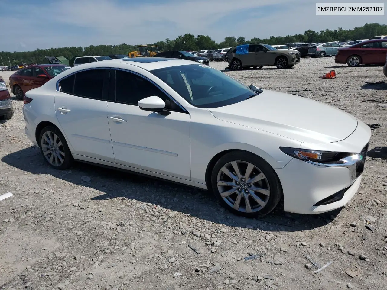 2021 Mazda 3 Preferred VIN: 3MZBPBCL7MM252107 Lot: 63917295