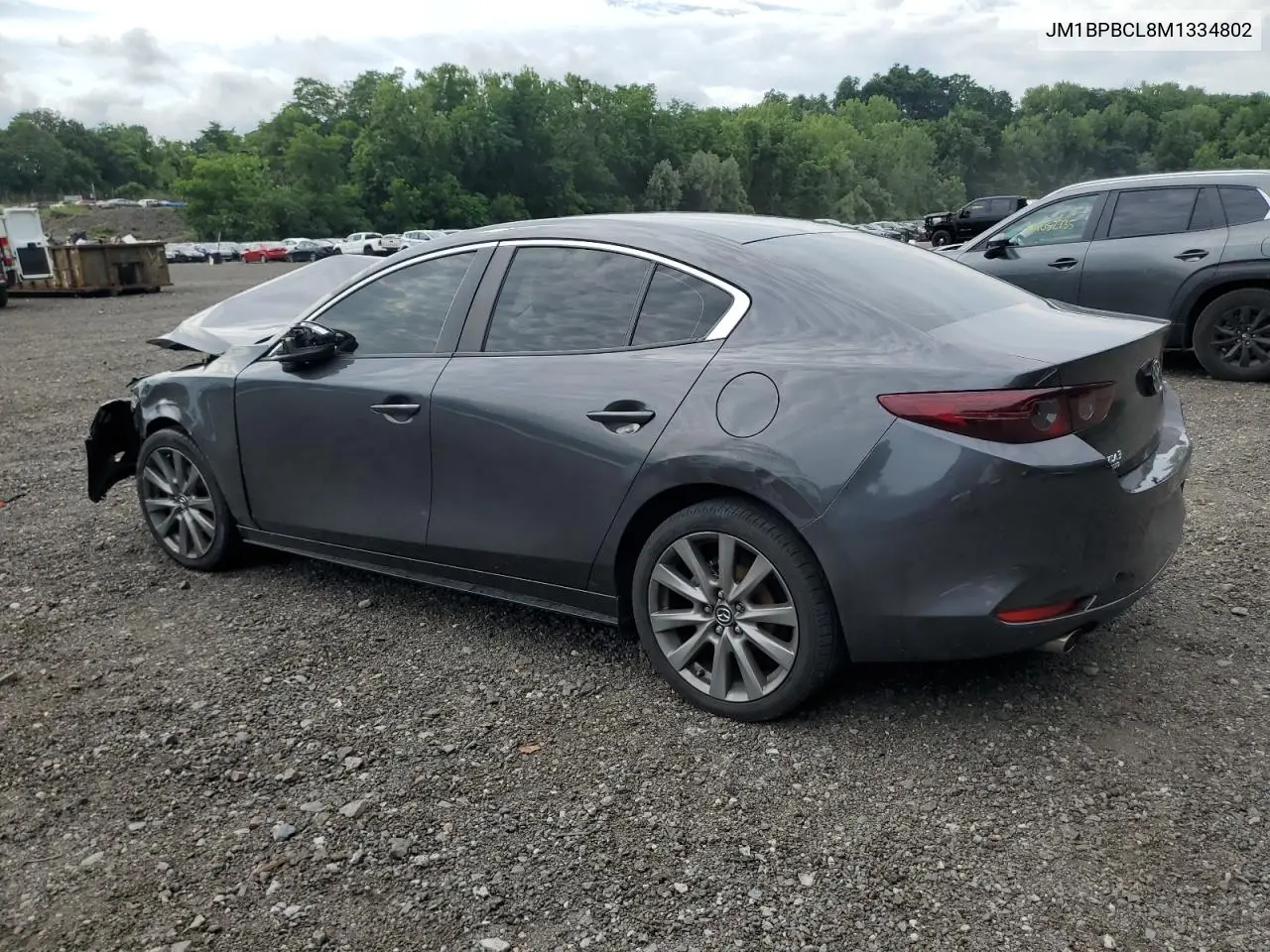 2021 Mazda 3 Preferred VIN: JM1BPBCL8M1334802 Lot: 63927155
