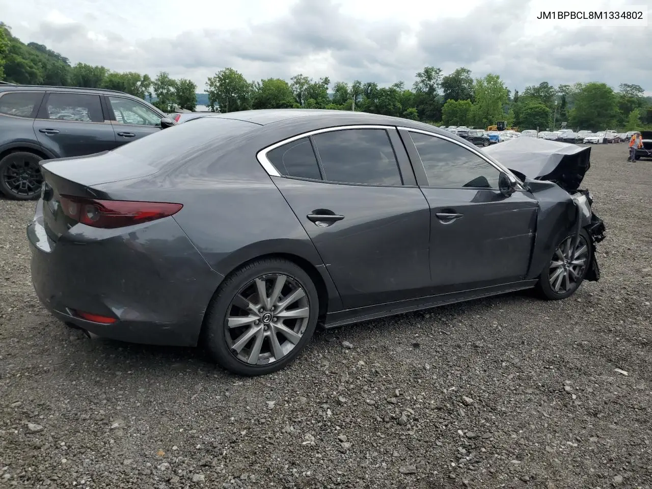 2021 Mazda 3 Preferred VIN: JM1BPBCL8M1334802 Lot: 63927155