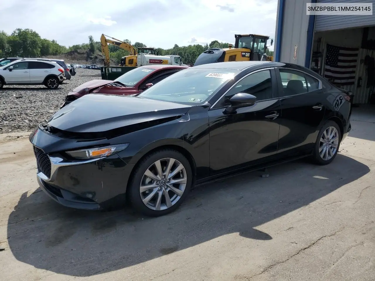 2021 Mazda 3 Select VIN: 3MZBPBBL1MM254145 Lot: 63966885