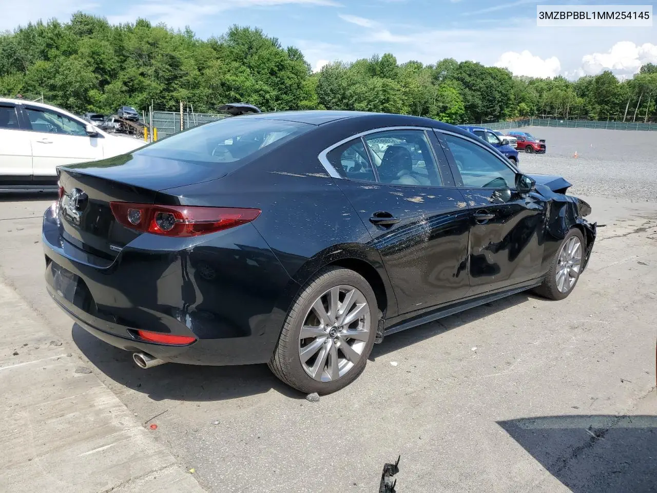 2021 Mazda 3 Select VIN: 3MZBPBBL1MM254145 Lot: 63966885