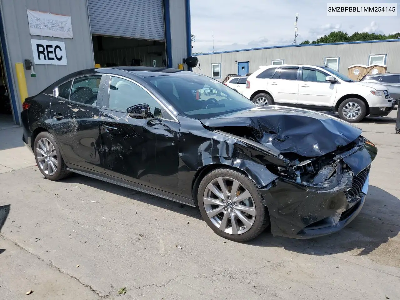 2021 Mazda 3 Select VIN: 3MZBPBBL1MM254145 Lot: 63966885