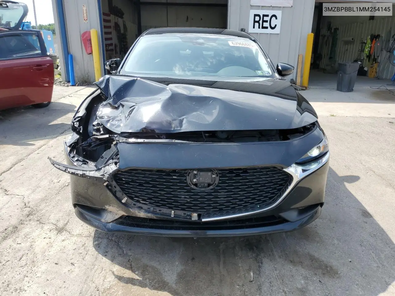 2021 Mazda 3 Select VIN: 3MZBPBBL1MM254145 Lot: 63966885