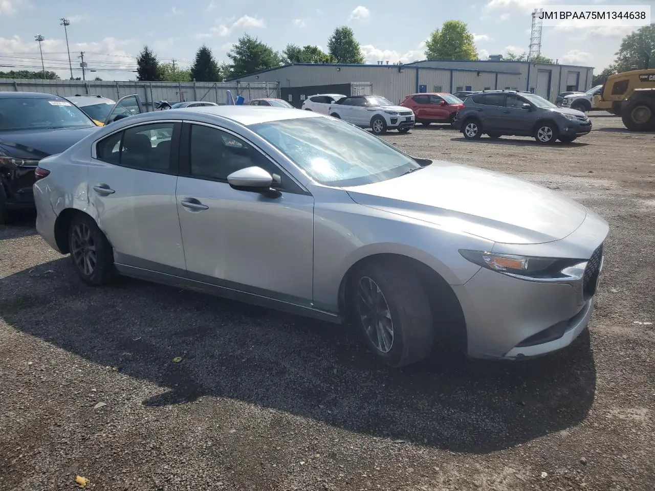 2021 Mazda 3 VIN: JM1BPAA75M1344638 Lot: 64180245