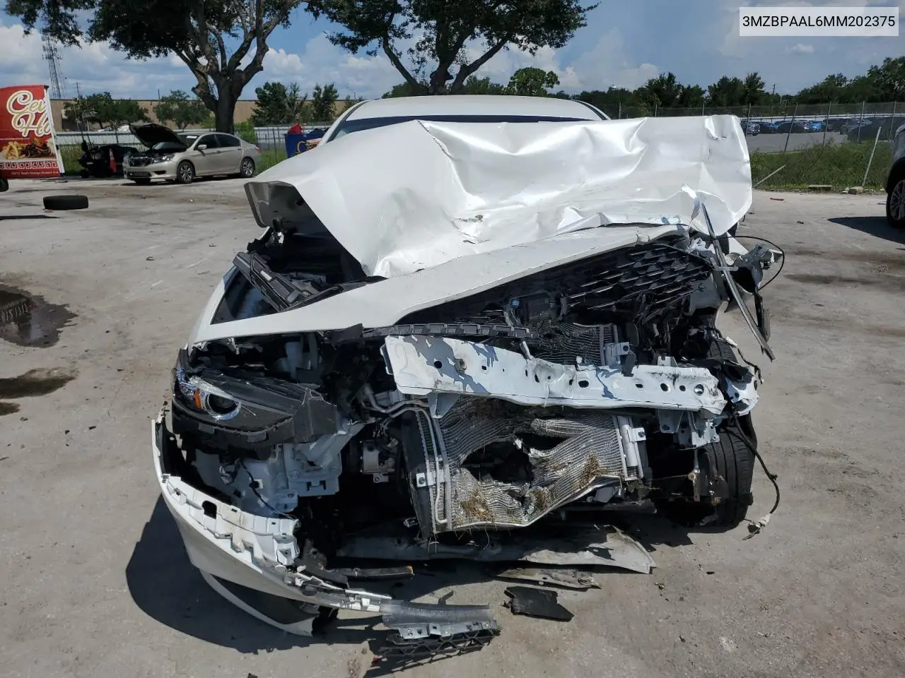 2021 Mazda 3 VIN: 3MZBPAAL6MM202375 Lot: 64185265