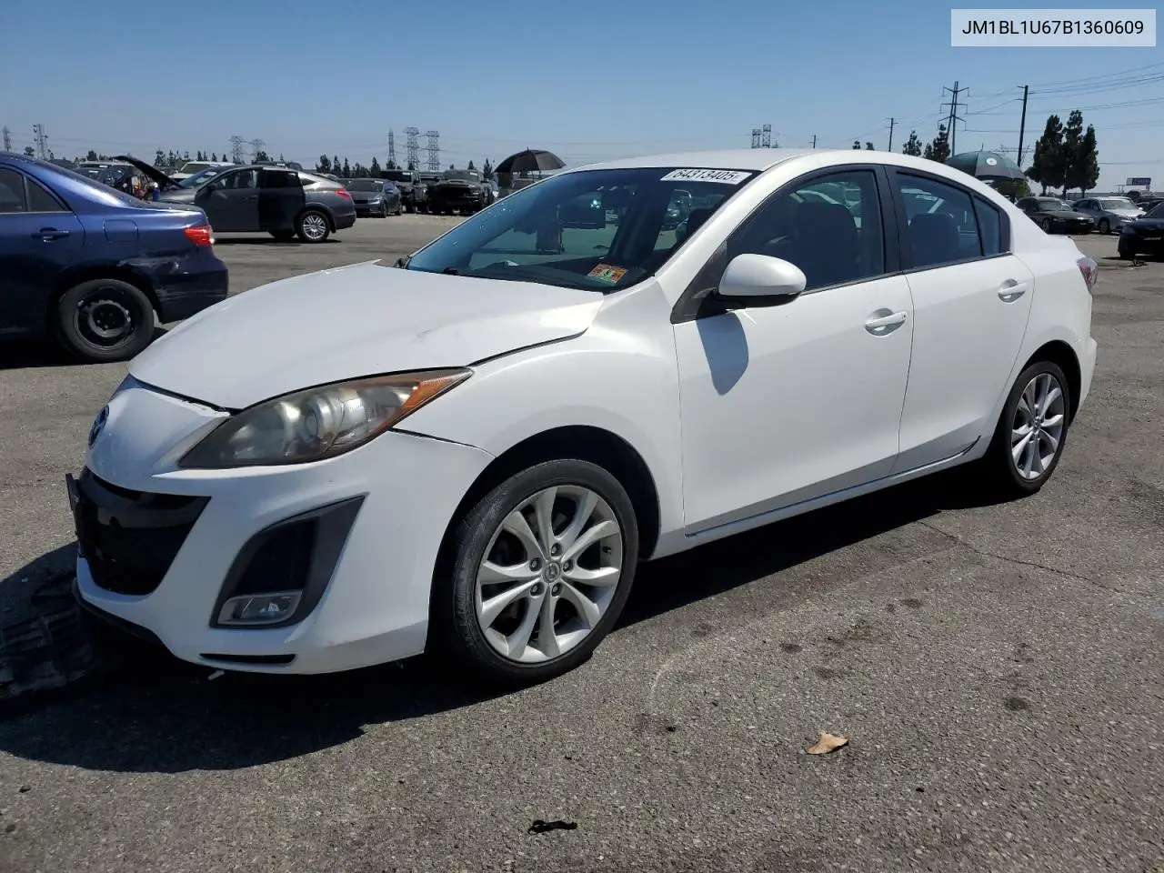 2021 Mazda 3 S VIN: JM1BL1U67B1360609 Lot: 64313405