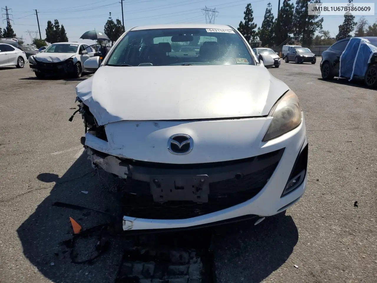 2021 Mazda 3 S VIN: JM1BL1U67B1360609 Lot: 64313405