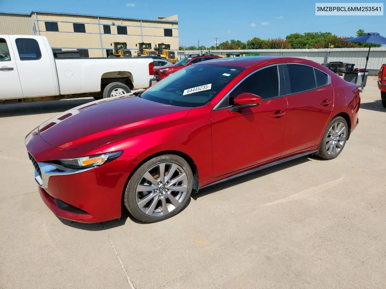 2021 Mazda 3 Preferred VIN: 3MZBPBCL6MM253541 Lot: 64445235