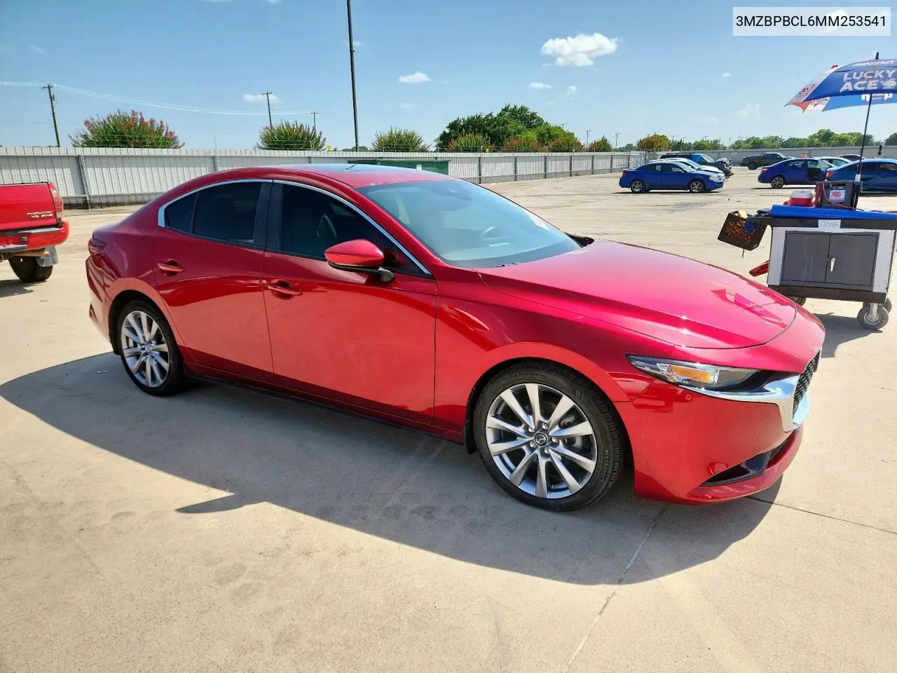 2021 Mazda 3 Preferred VIN: 3MZBPBCL6MM253541 Lot: 64445235