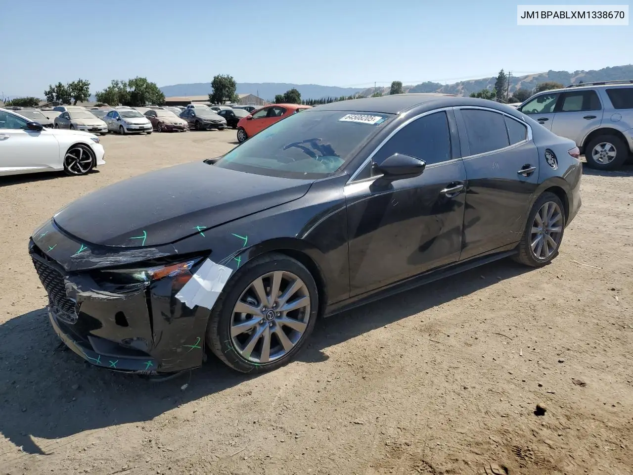 2021 Mazda 3 Select VIN: JM1BPABLXM1338670 Lot: 64508205