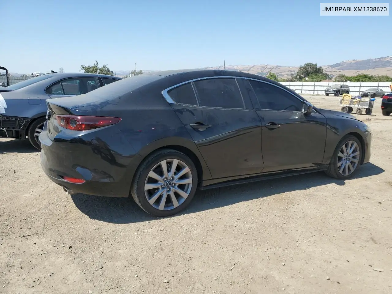 2021 Mazda 3 Select VIN: JM1BPABLXM1338670 Lot: 64508205