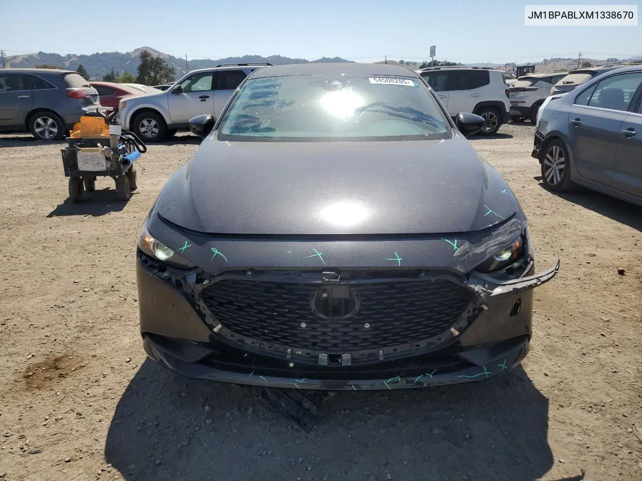 2021 Mazda 3 Select VIN: JM1BPABLXM1338670 Lot: 64508205