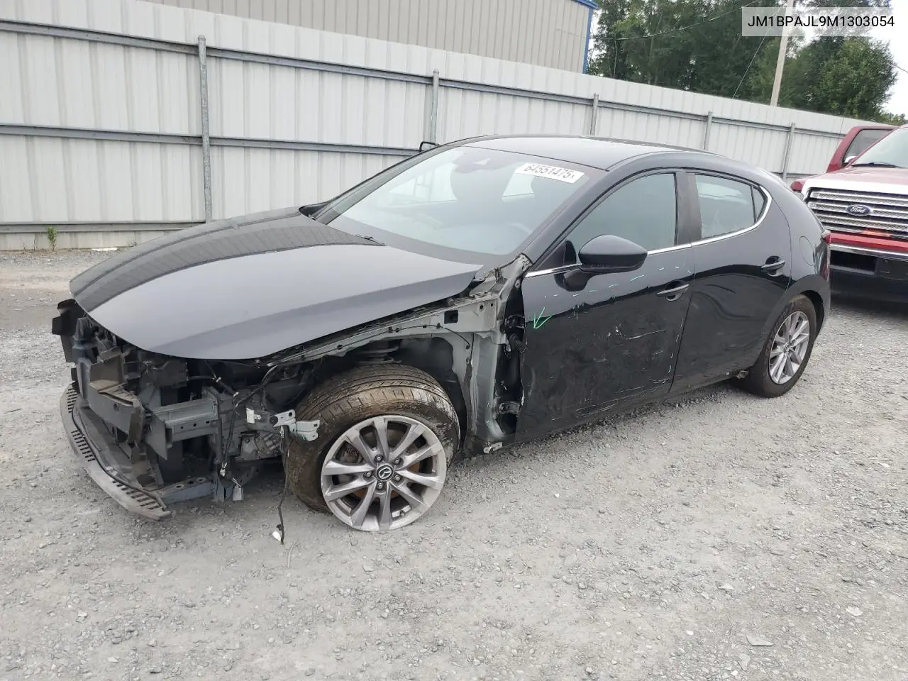 2021 Mazda 3 VIN: JM1BPAJL9M1303054 Lot: 64551475