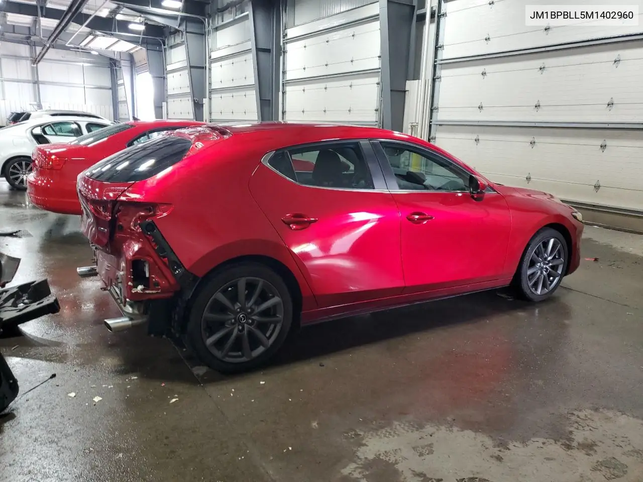 2021 Mazda 3 Preferred VIN: JM1BPBLL5M1402960 Lot: 64553915