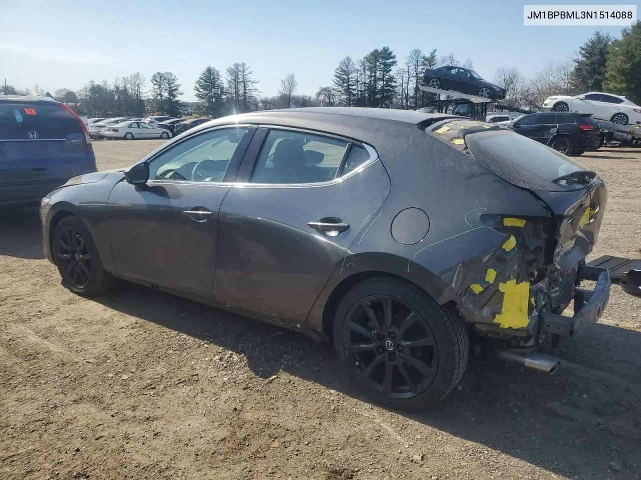 2022 Mazda 3 Premium VIN: JM1BPBML3N1514088 Lot: 48657705