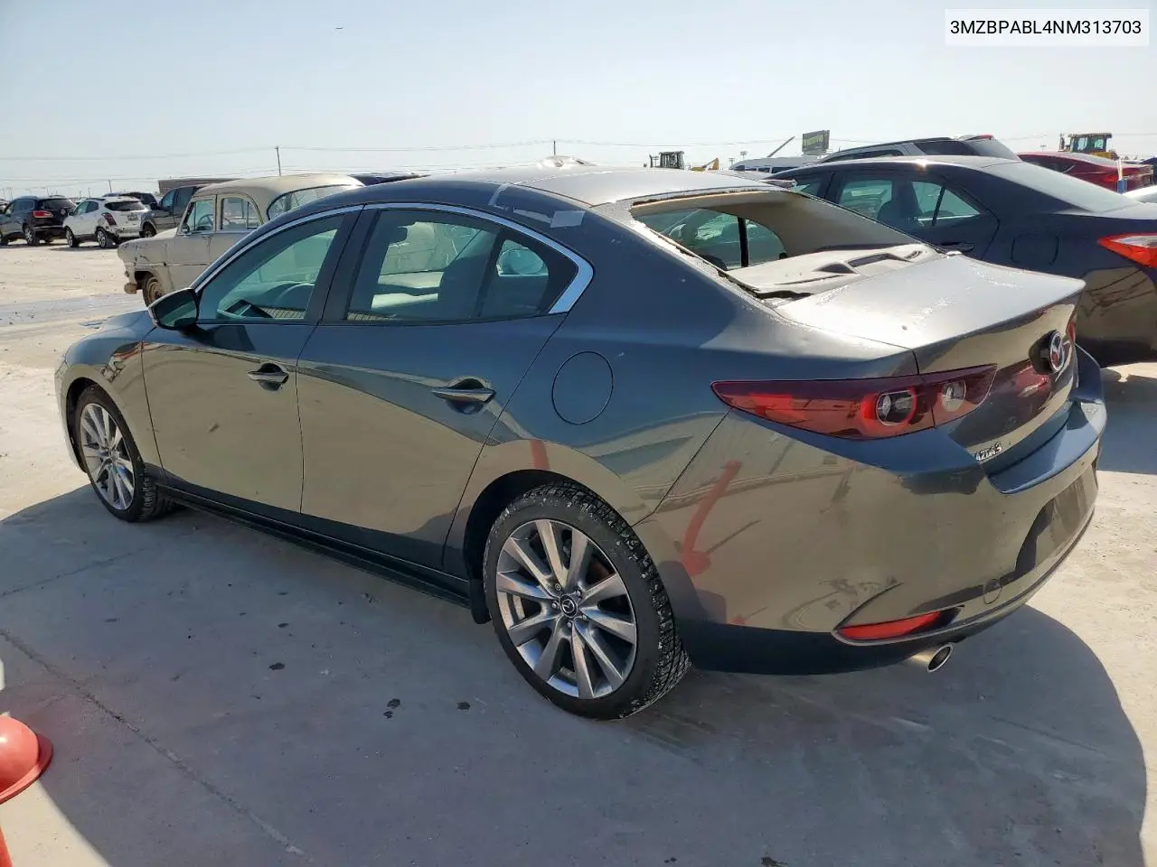 2022 Mazda 3 Select VIN: 3MZBPABL4NM313703 Lot: 52350225