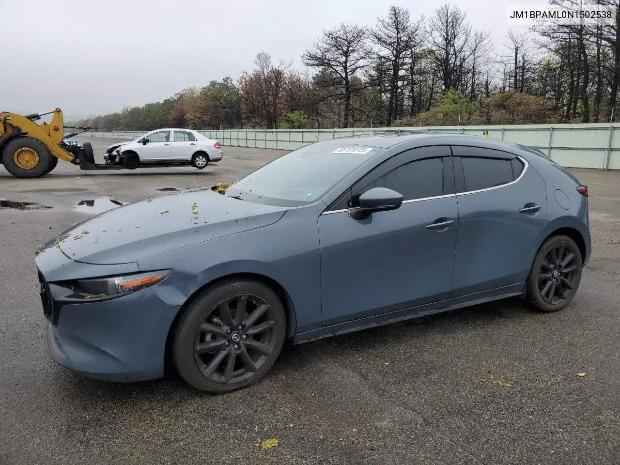2022 Mazda 3 Premium VIN: JM1BPAML0N1502538 Lot: 55791015