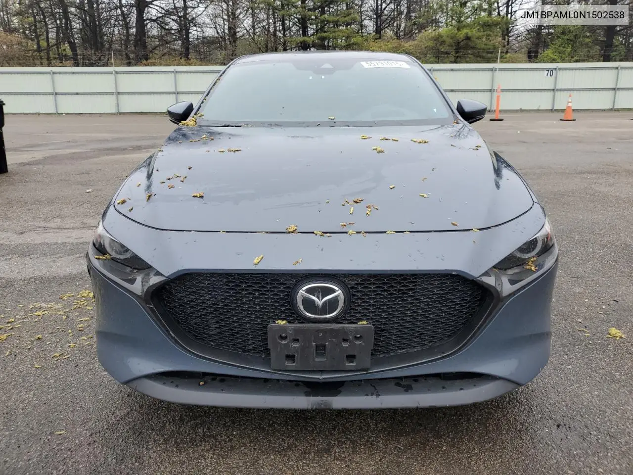 2022 Mazda 3 Premium VIN: JM1BPAML0N1502538 Lot: 55791015