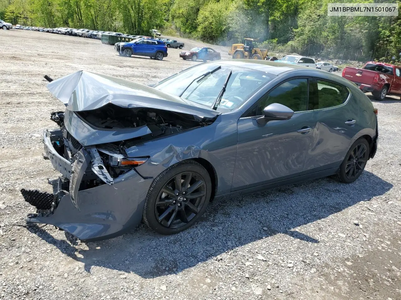 2022 Mazda 3 Premium VIN: JM1BPBML7N1501067 Lot: 56142035