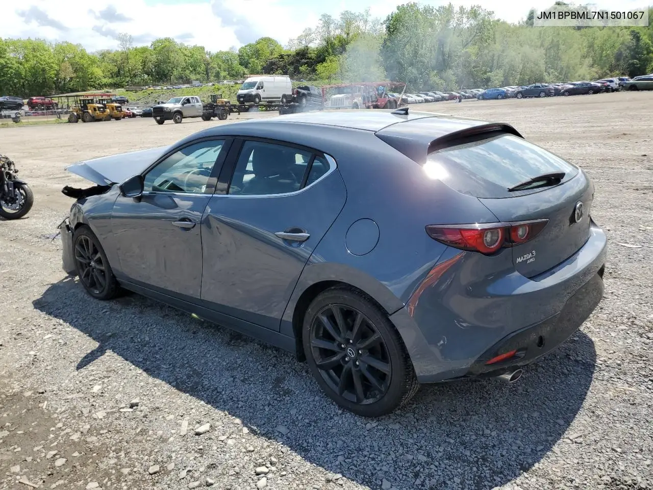 2022 Mazda 3 Premium VIN: JM1BPBML7N1501067 Lot: 56142035