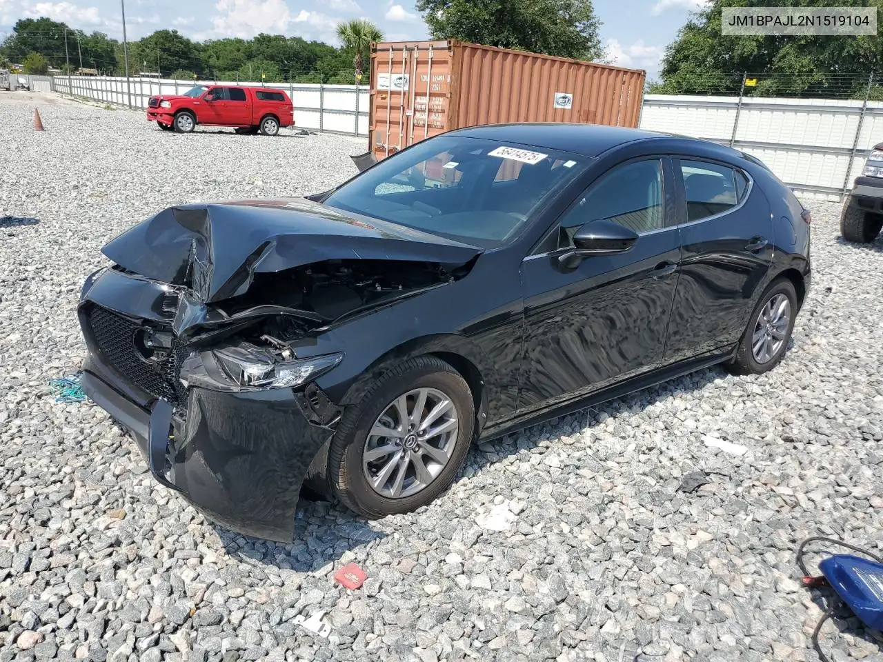 2022 Mazda 3 VIN: JM1BPAJL2N1519104 Lot: 56414575