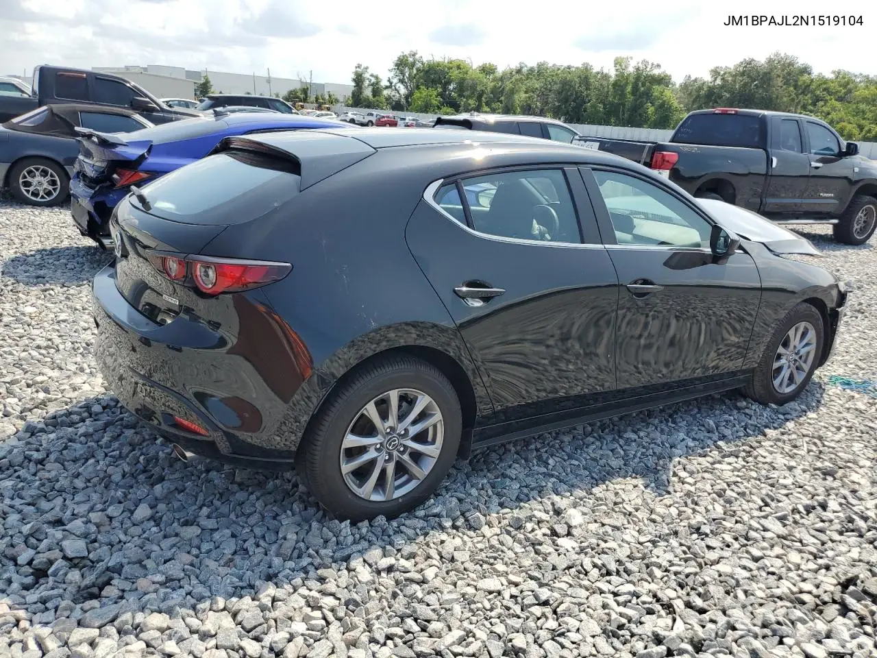 2022 Mazda 3 VIN: JM1BPAJL2N1519104 Lot: 56414575