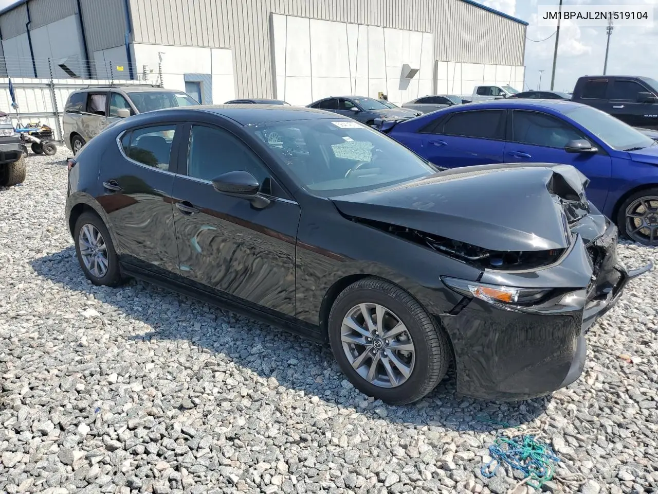 2022 Mazda 3 VIN: JM1BPAJL2N1519104 Lot: 56414575