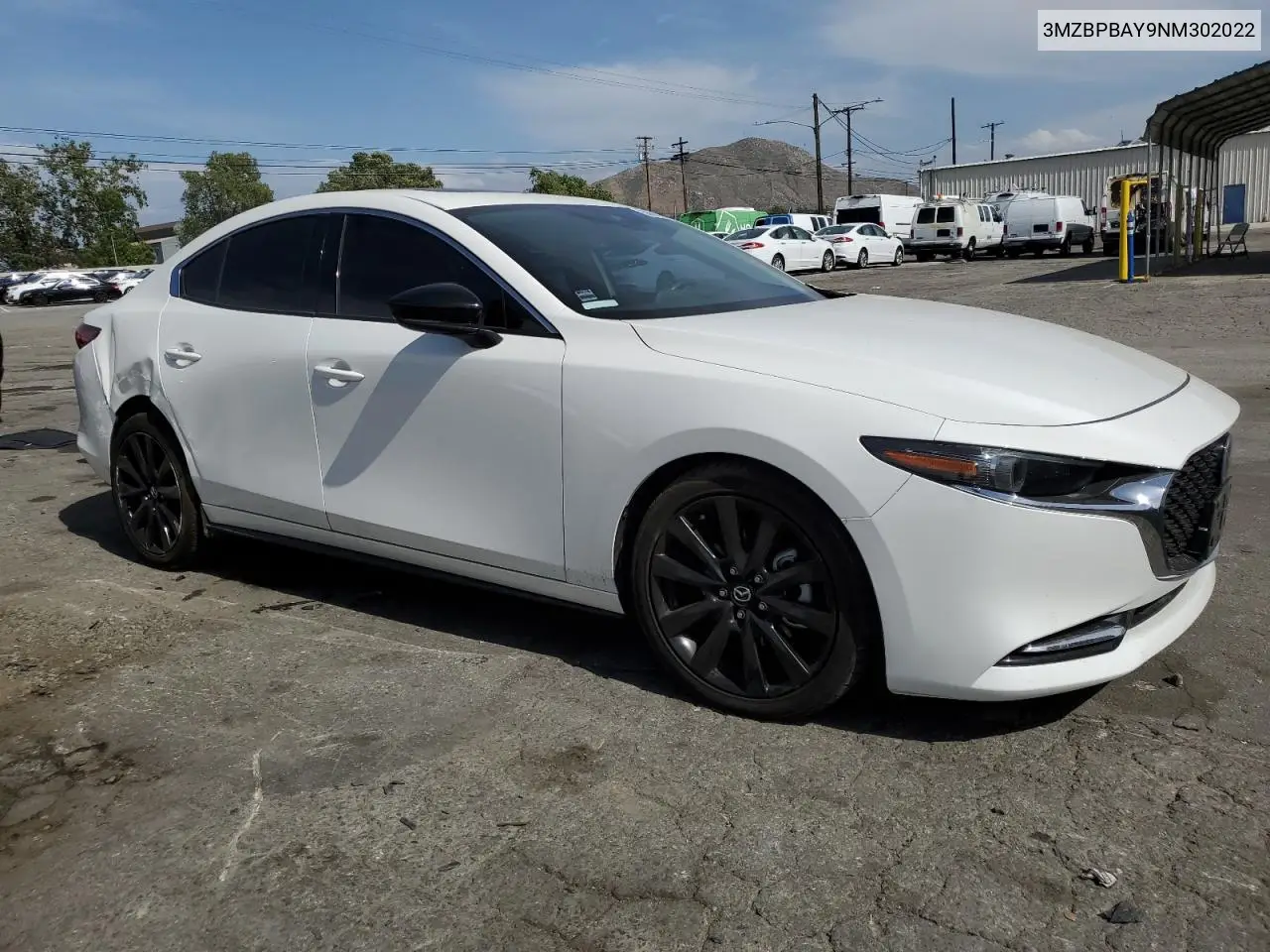 2022 Mazda 3 VIN: 3MZBPBAY9NM302022 Lot: 56648605