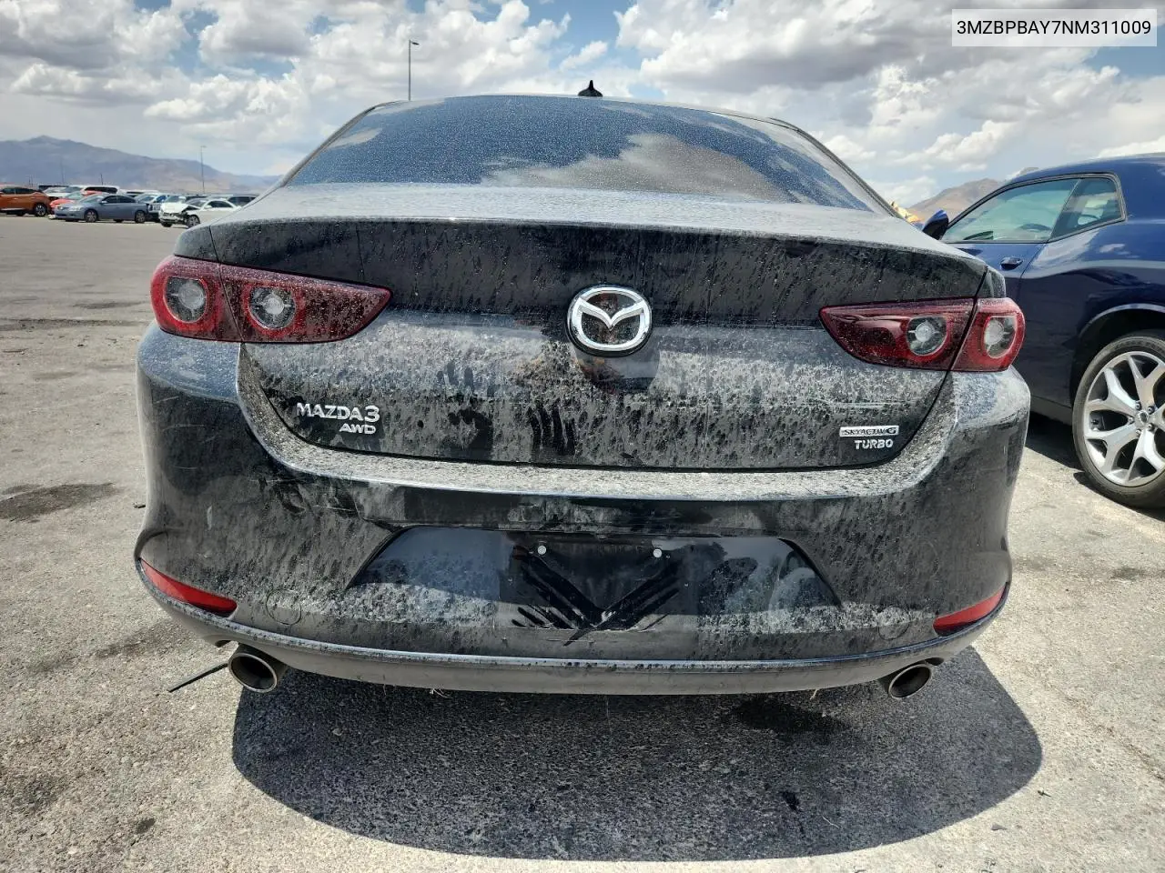 2022 Mazda 3 VIN: 3MZBPBAY7NM311009 Lot: 59160525