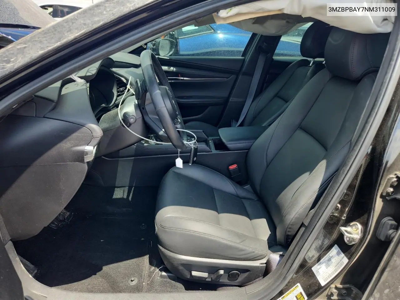 2022 Mazda 3 VIN: 3MZBPBAY7NM311009 Lot: 59160525