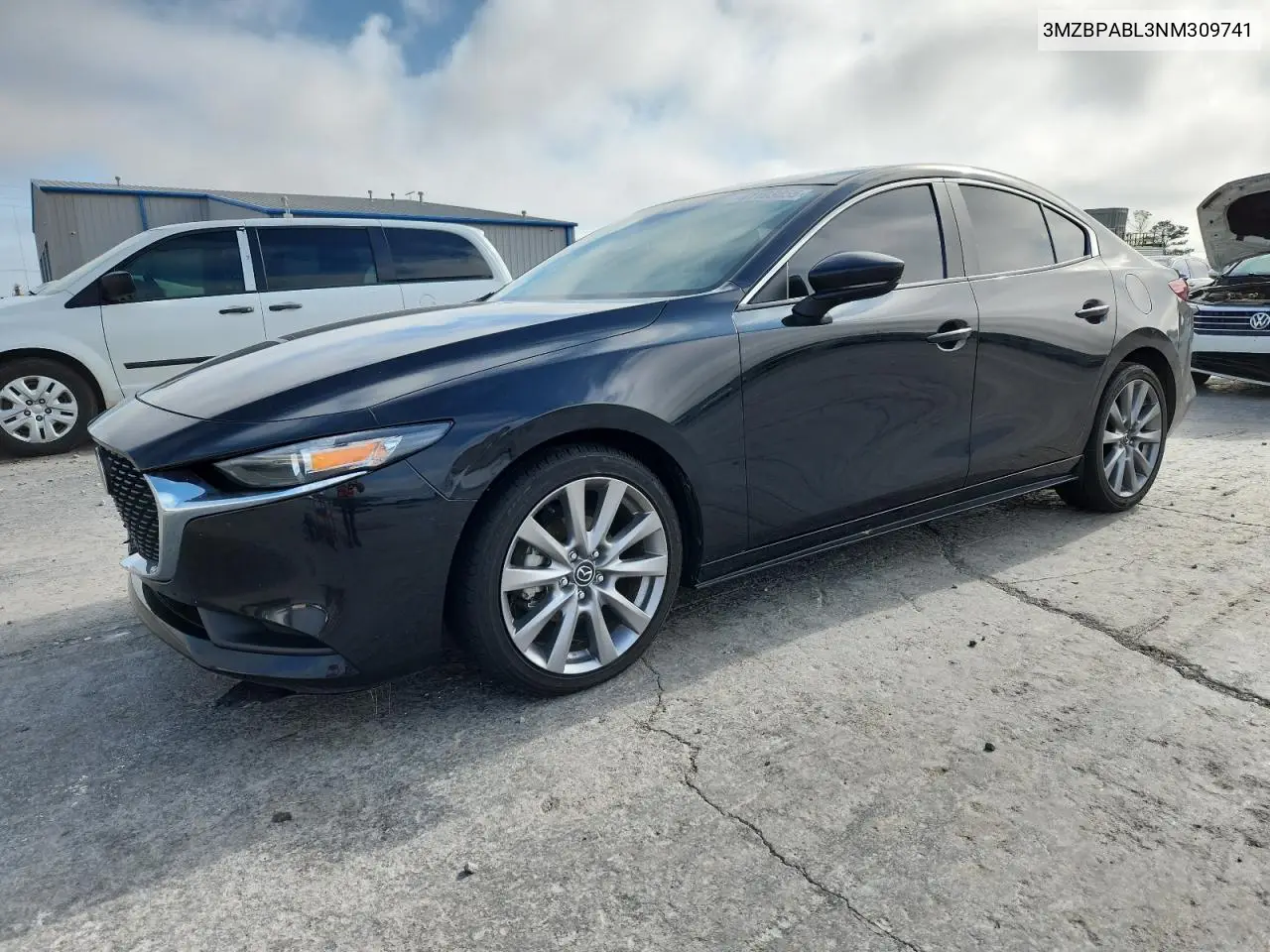 2022 Mazda 3 Select VIN: 3MZBPABL3NM309741 Lot: 61103655