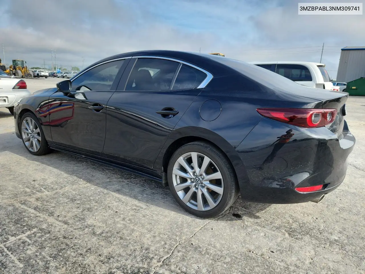 2022 Mazda 3 Select VIN: 3MZBPABL3NM309741 Lot: 61103655