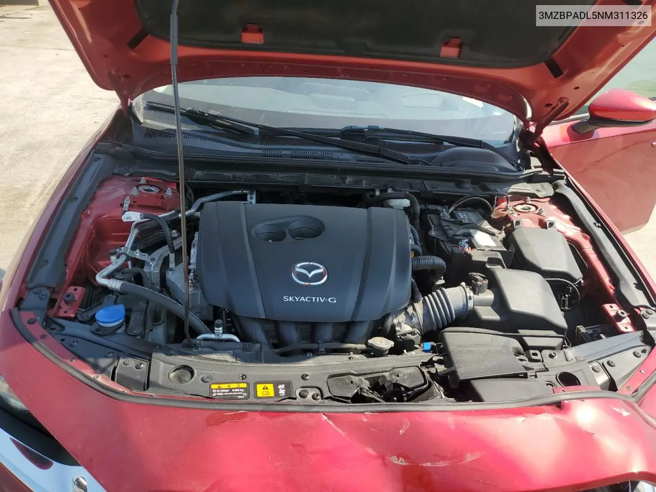 2022 Mazda 3 Premium VIN: 3MZBPADL5NM311326 Lot: 62138925