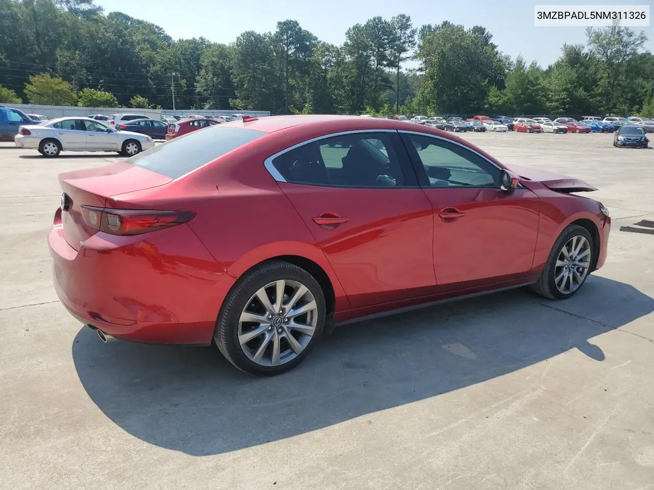 2022 Mazda 3 Premium VIN: 3MZBPADL5NM311326 Lot: 62138925