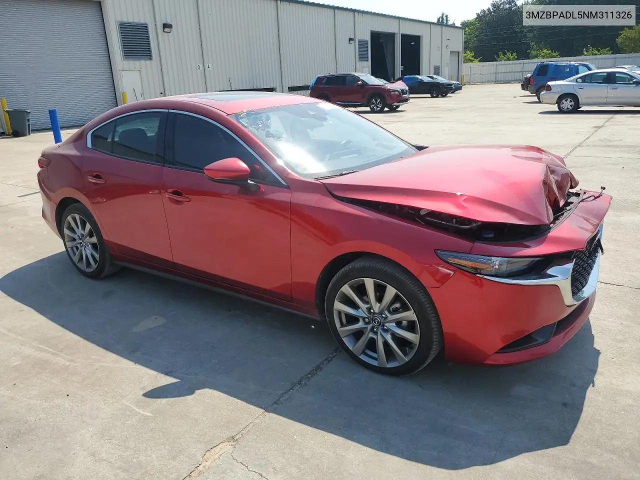 2022 Mazda 3 Premium VIN: 3MZBPADL5NM311326 Lot: 62138925