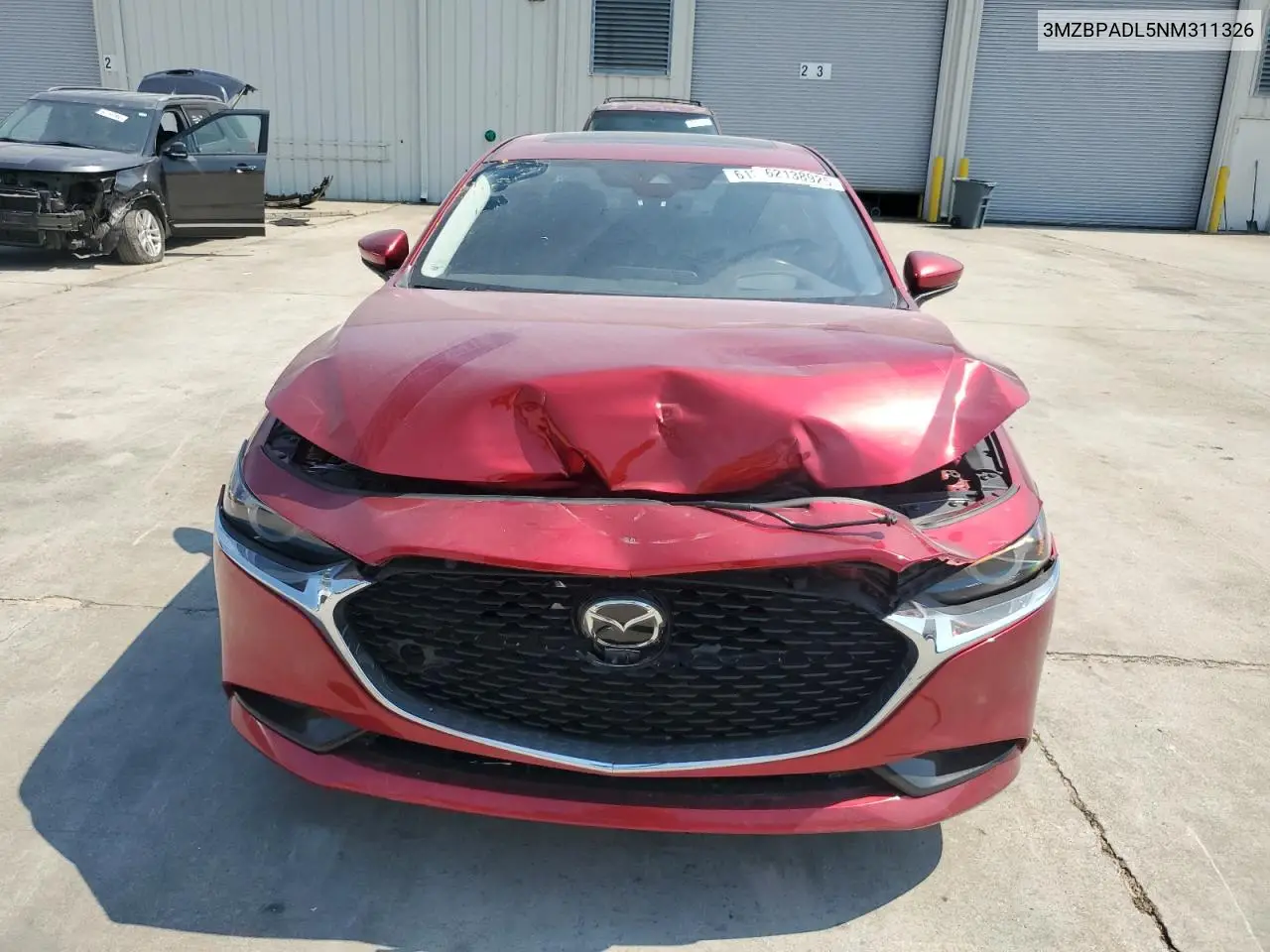 2022 Mazda 3 Premium VIN: 3MZBPADL5NM311326 Lot: 62138925